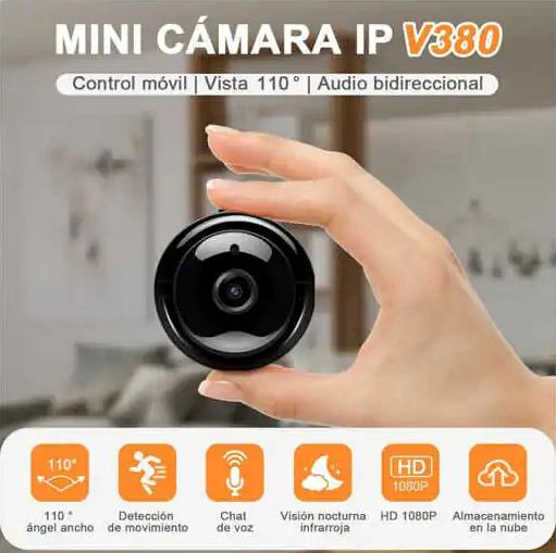 Mini Camara Wifi Ip Microfono Espia A9